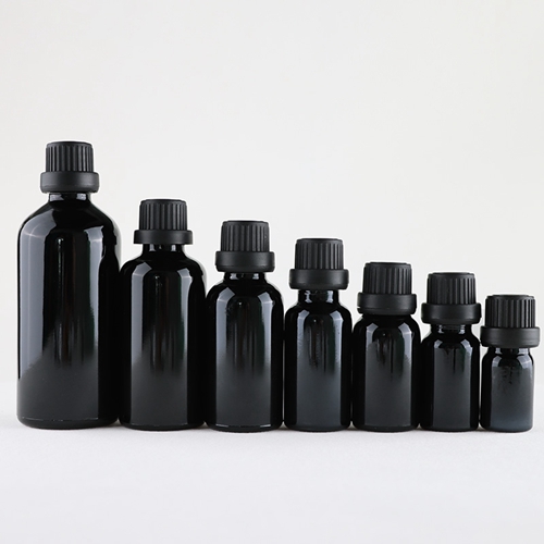black essential oil vials black essence oil bottles vials 04